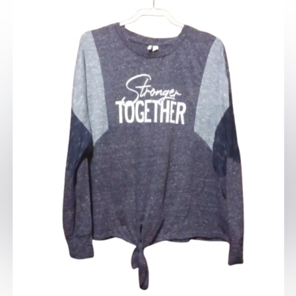EST. 1946 “Stronger Together” Colorblock Tie-Front Tee